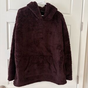 32 Degrees Burgundy Fleece Pullover Hoodie